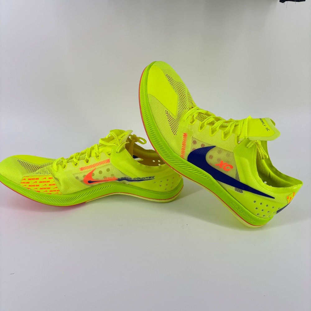 Nike ZoomX Dragonfly XC Mens 12 Volt Yellow Cross Country Spikes DX7992-701